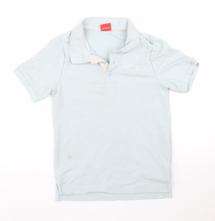 Slazenger Boys Blue   Basic Polo Size 7 Years