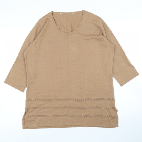 Preworn Womens Brown   Pullover Jumper Size XL