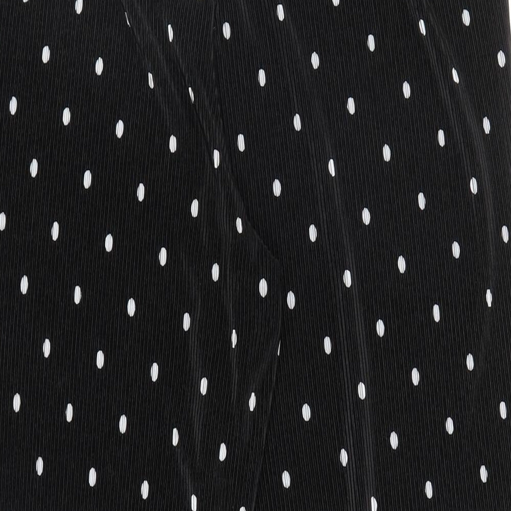 Primark Womens Black Polka Dot  Capri Trousers Size 16 L23 in