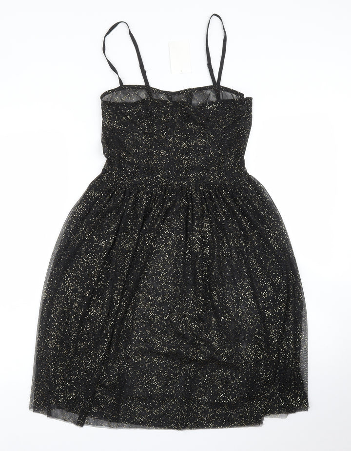 H&M Womens Black   A-Line  Size 10