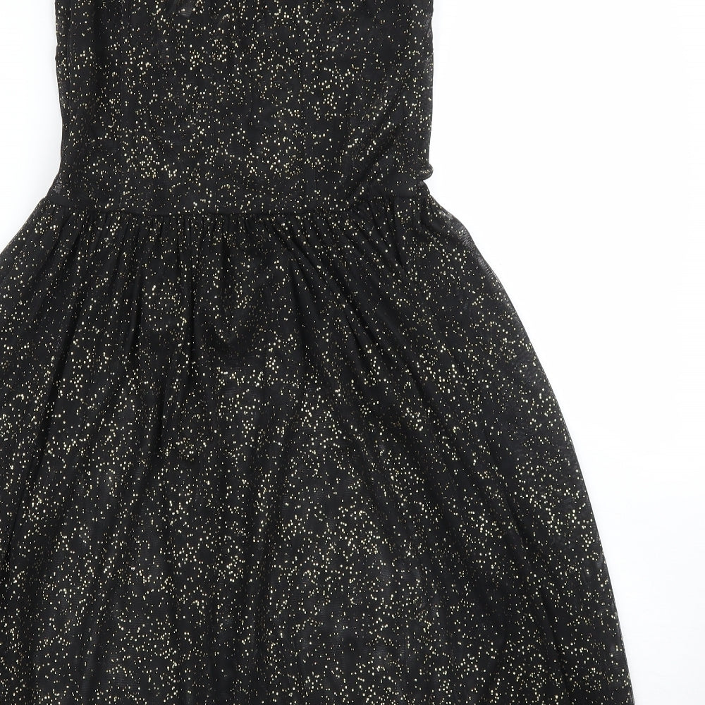 H&M Womens Black   A-Line  Size 10