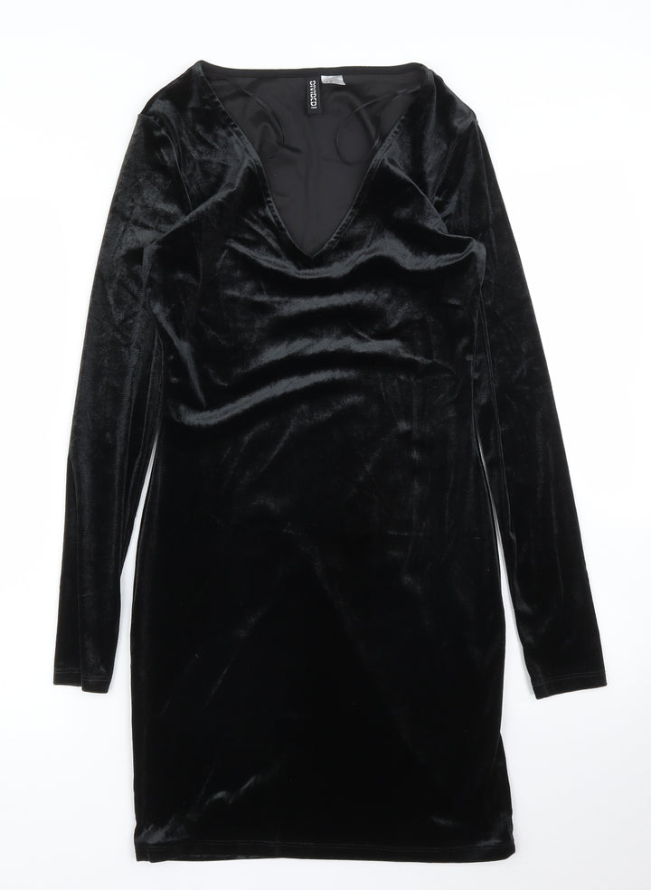 H&M Womens Black   Sheath  Size 10