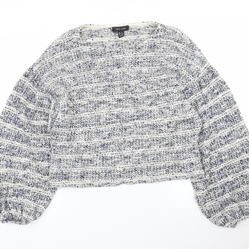 New Look Womens Blue   Pullover Jumper Size M