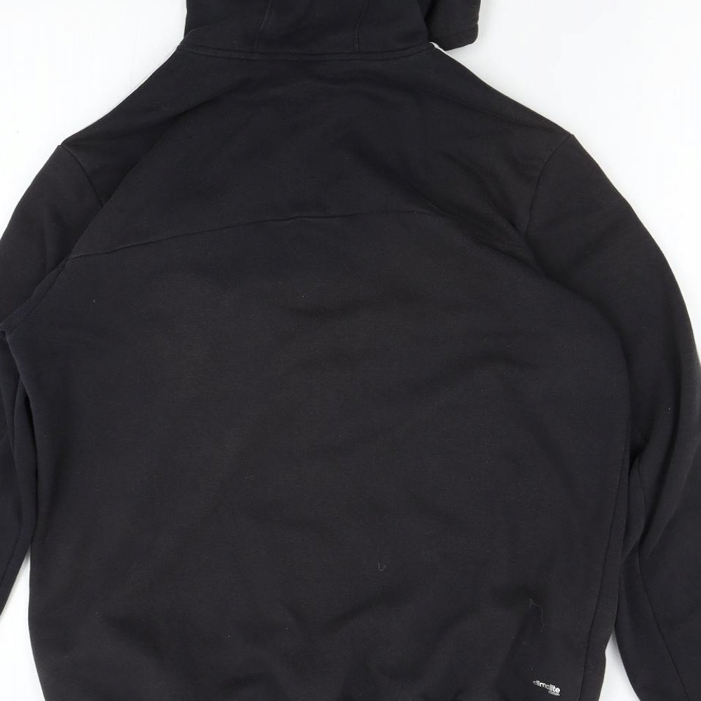 adidas Boys Black   Full Zip Hoodie Size 16 Years