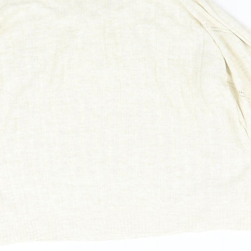 Only Womens Beige  Knit Pullover Jumper Size M