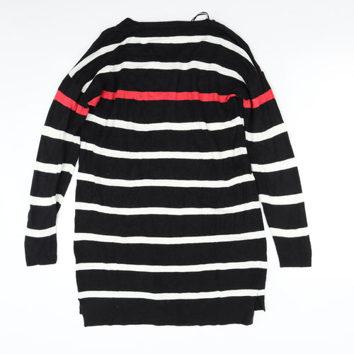 TU Womens Multicoloured Striped Knit Jumper Dress  Size 10