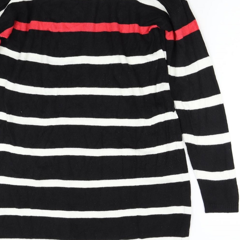 TU Womens Multicoloured Striped Knit Jumper Dress  Size 10