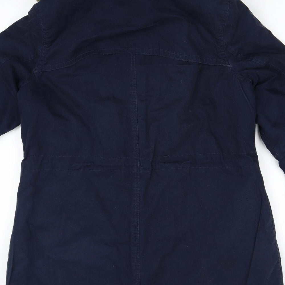 Matalan Womens Blue   Overcoat Coat Size 12