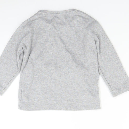 Primark Girls Grey   Pullover Sweatshirt Size 6-7 Years  - Unicorn
