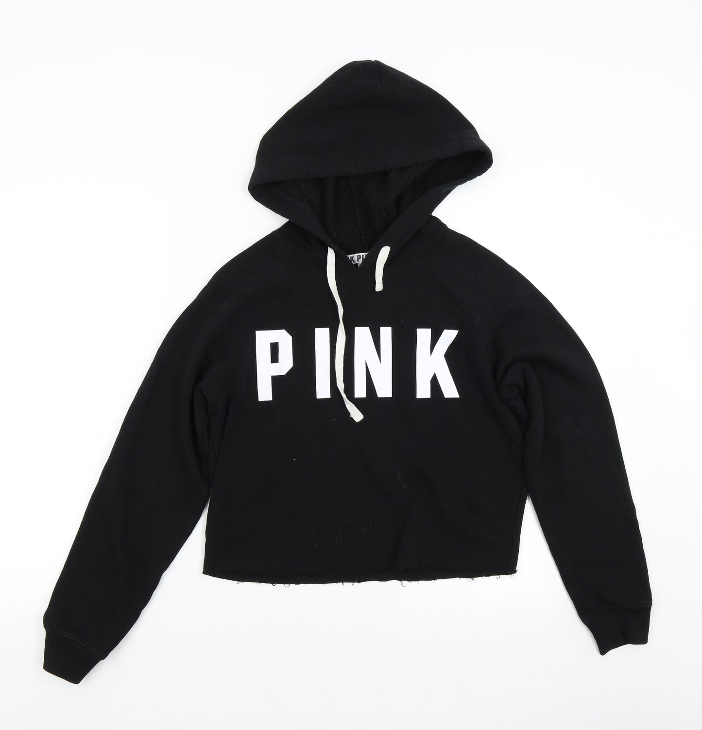 Pink by Victoria's Secret Womens Black   Pullover Hoodie Size XS