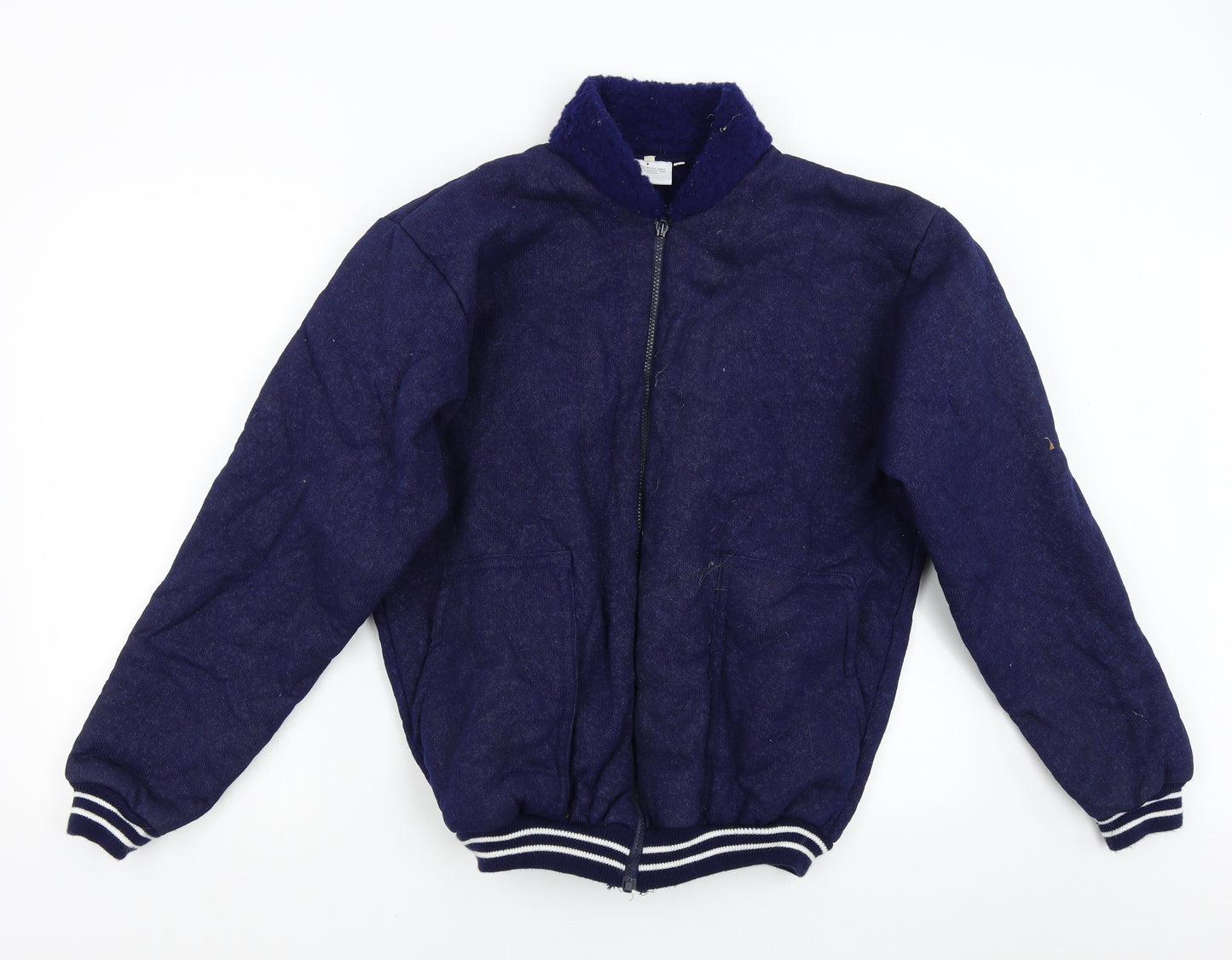 Preworn Mens Blue   Bomber Jacket Jacket Size XL