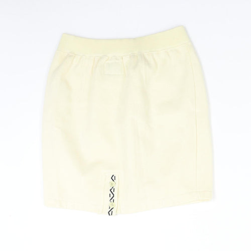DASH Womens Ivory   Mini Skirt Size S