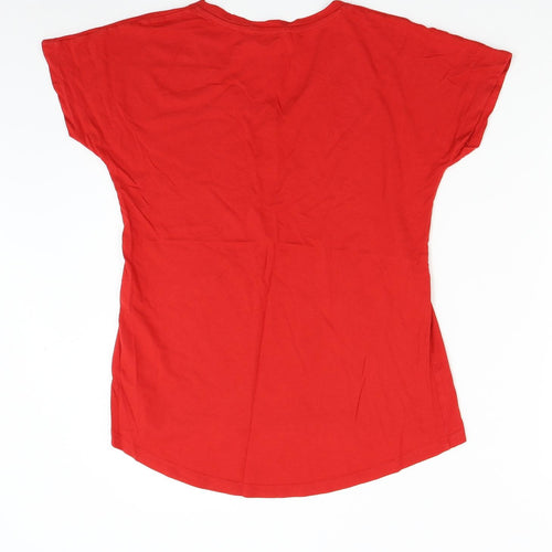 F&F Womens Red   Basic T-Shirt Size 14