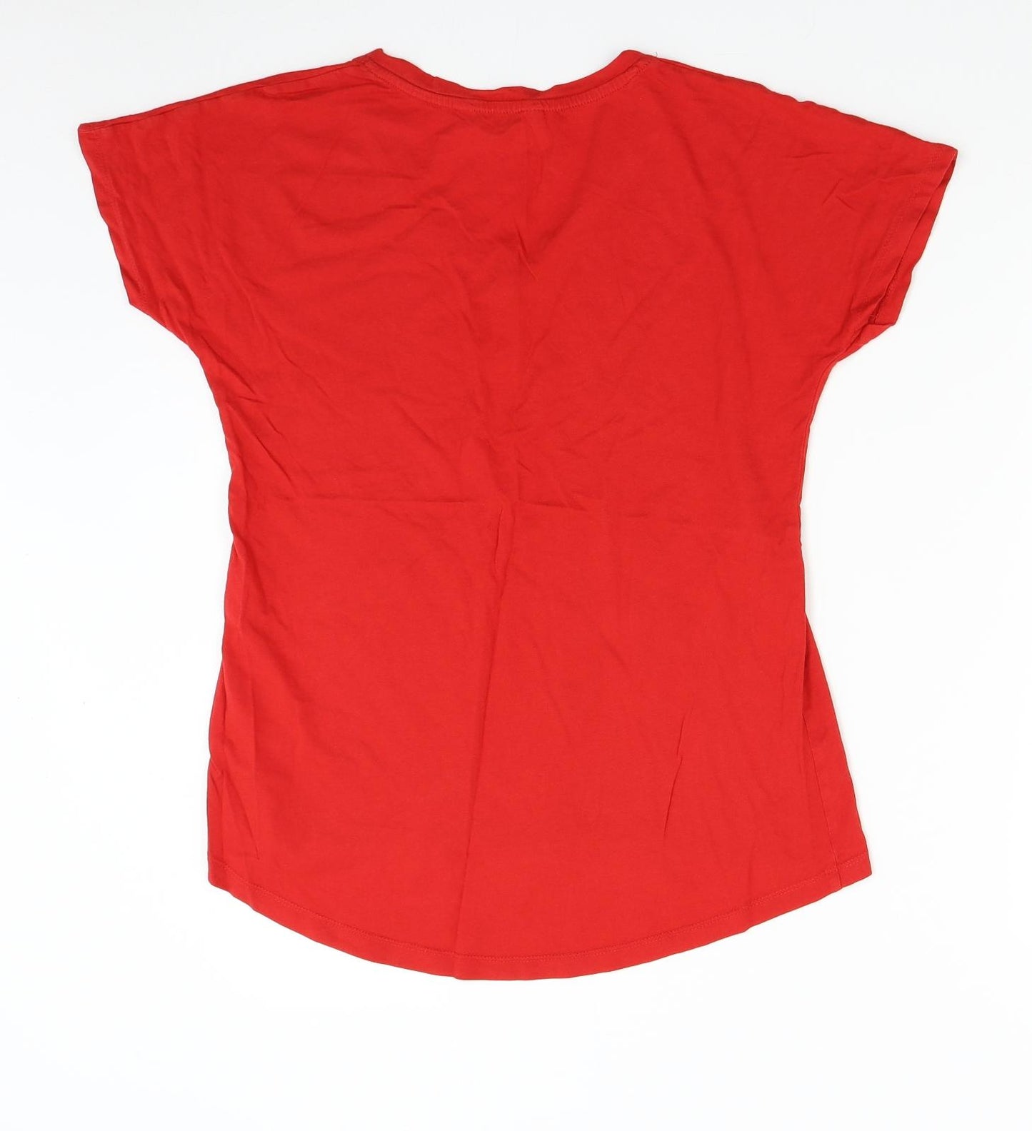 F&F Womens Red   Basic T-Shirt Size 14