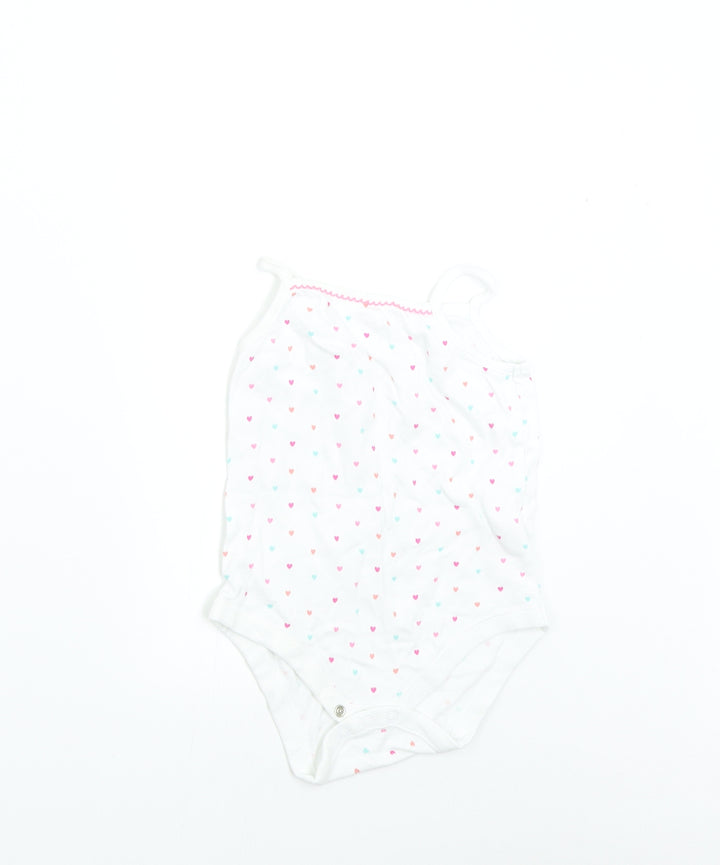 F&F Baby White   Babygrow One-Piece Size 24 Months