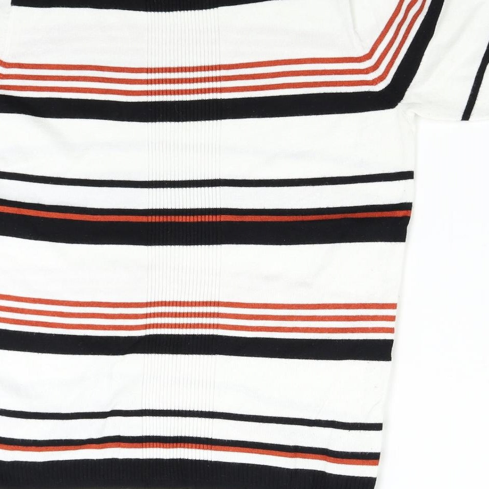 Debenhams Womens Multicoloured Striped Knit Pullover Jumper Size 14