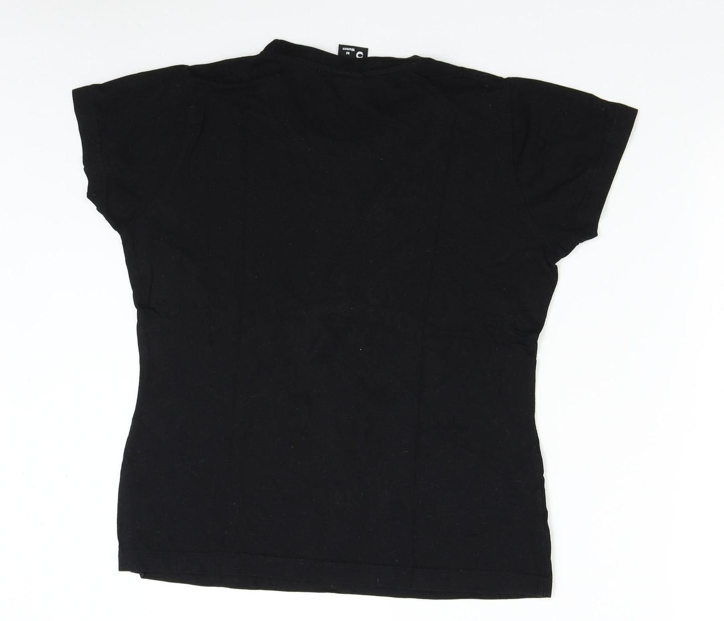 Tulzo Womens Black   Basic T-Shirt Size M  - Cat