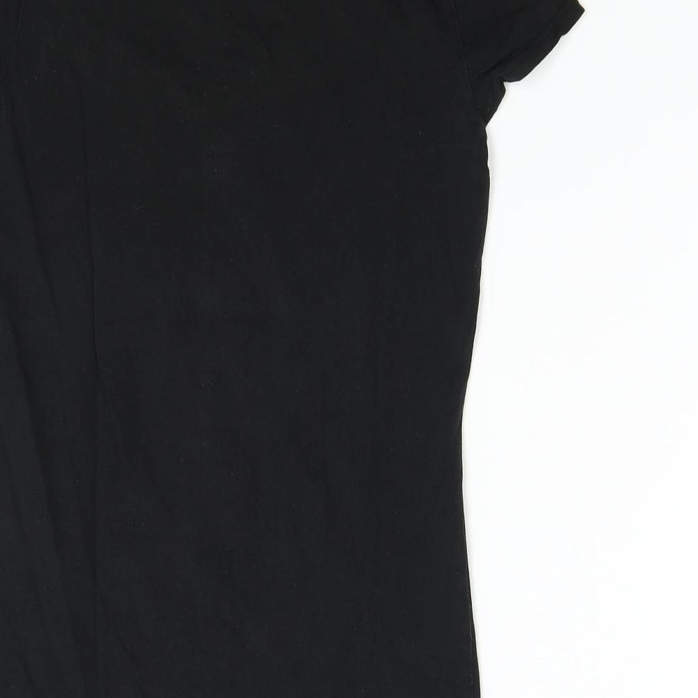 RESERVED Womens Black   Basic T-Shirt Size M