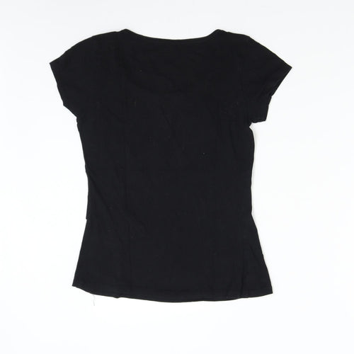 Preworn Womens Black   Basic T-Shirt Size M