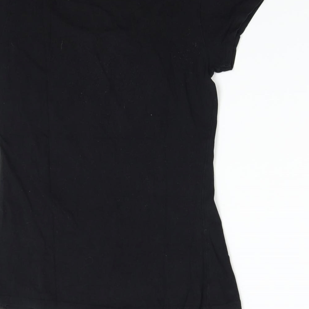 Preworn Womens Black   Basic T-Shirt Size M