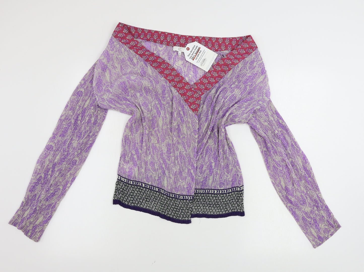 Country Casuals  Womens Purple   Cardigan Jumper Size M