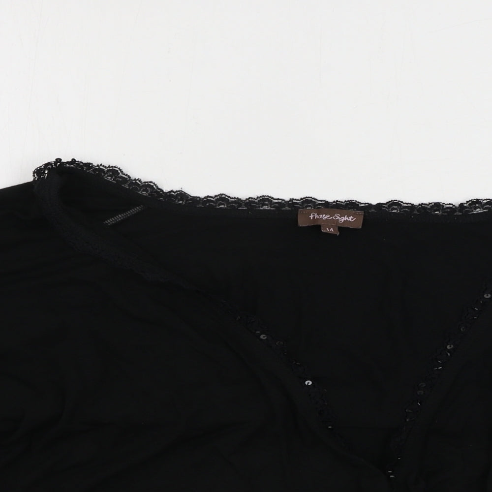 Phase Eight Womens Black   Cardigan Jumper Size 14