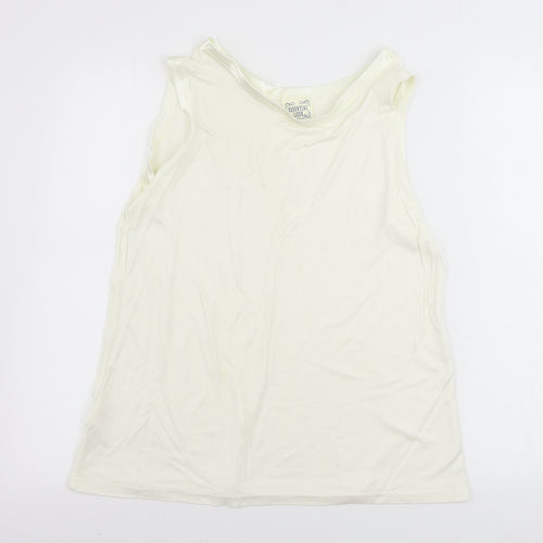 Essential look  Womens Ivory   Basic Tank Size M