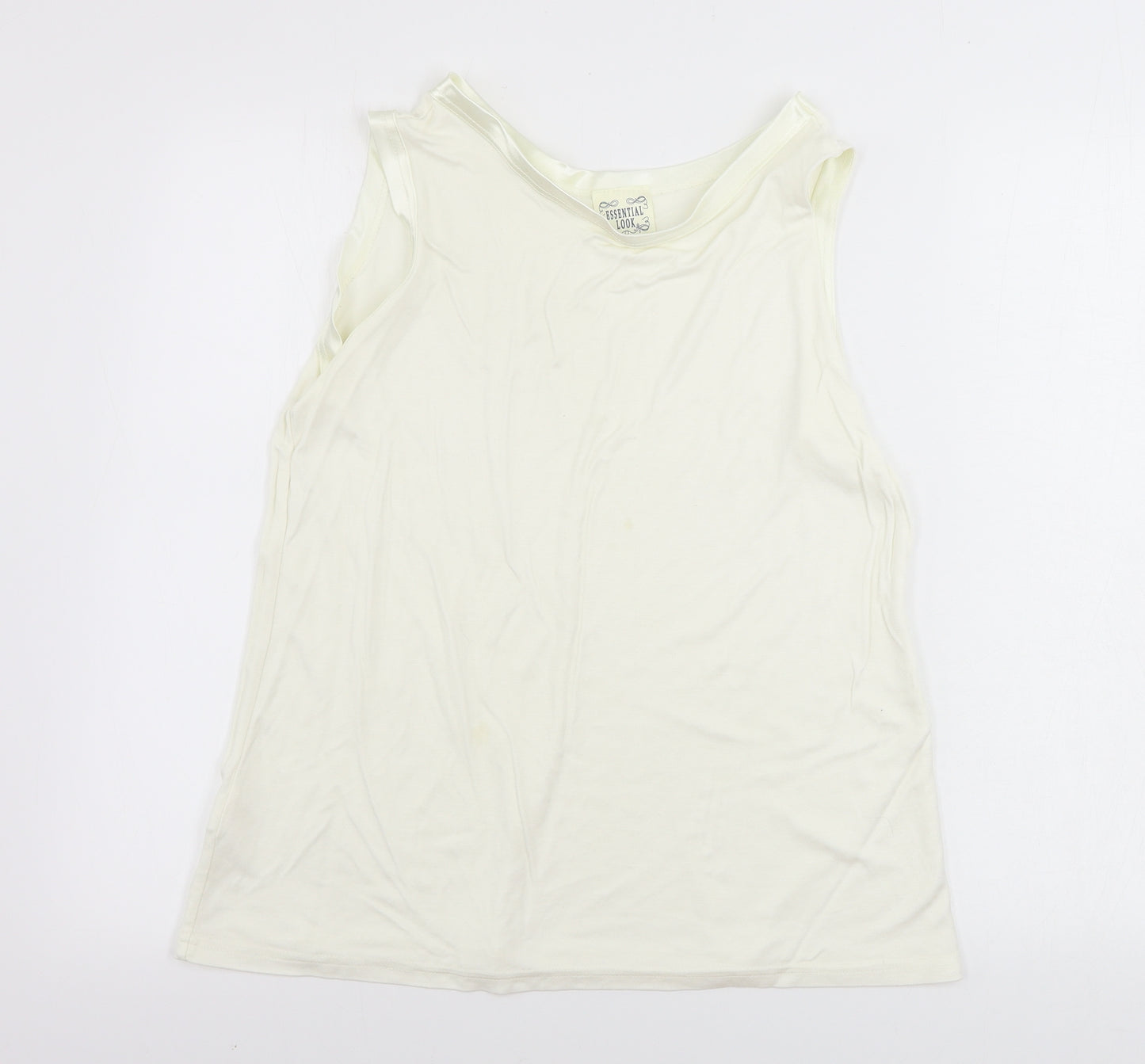 Essential look  Womens Ivory   Basic Tank Size M