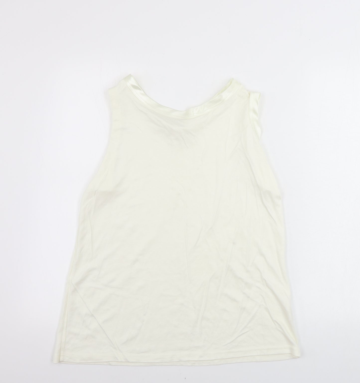 Essential look  Womens Ivory   Basic Tank Size M