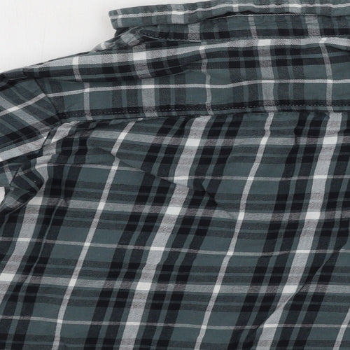 George  Boys Grey Check  Basic Button-Up Size 2-3 Years