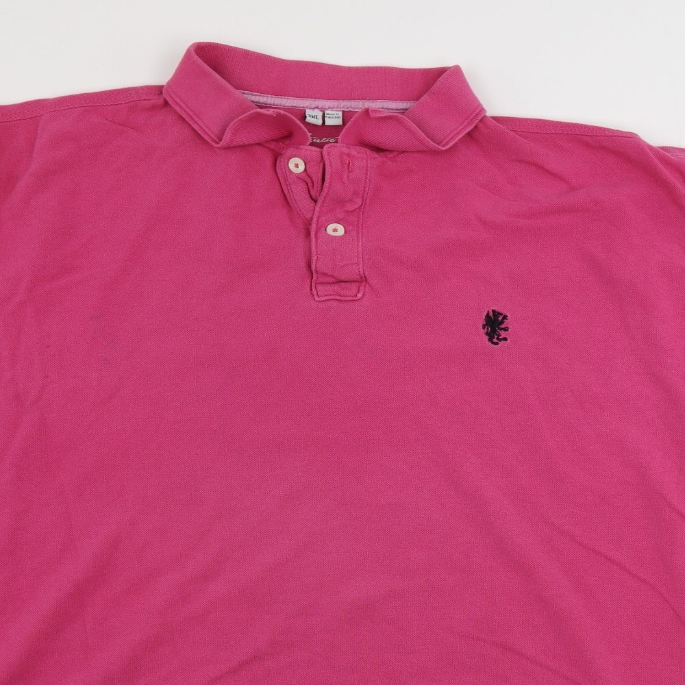 Jacamo Mens Pink    Polo Size 3XL