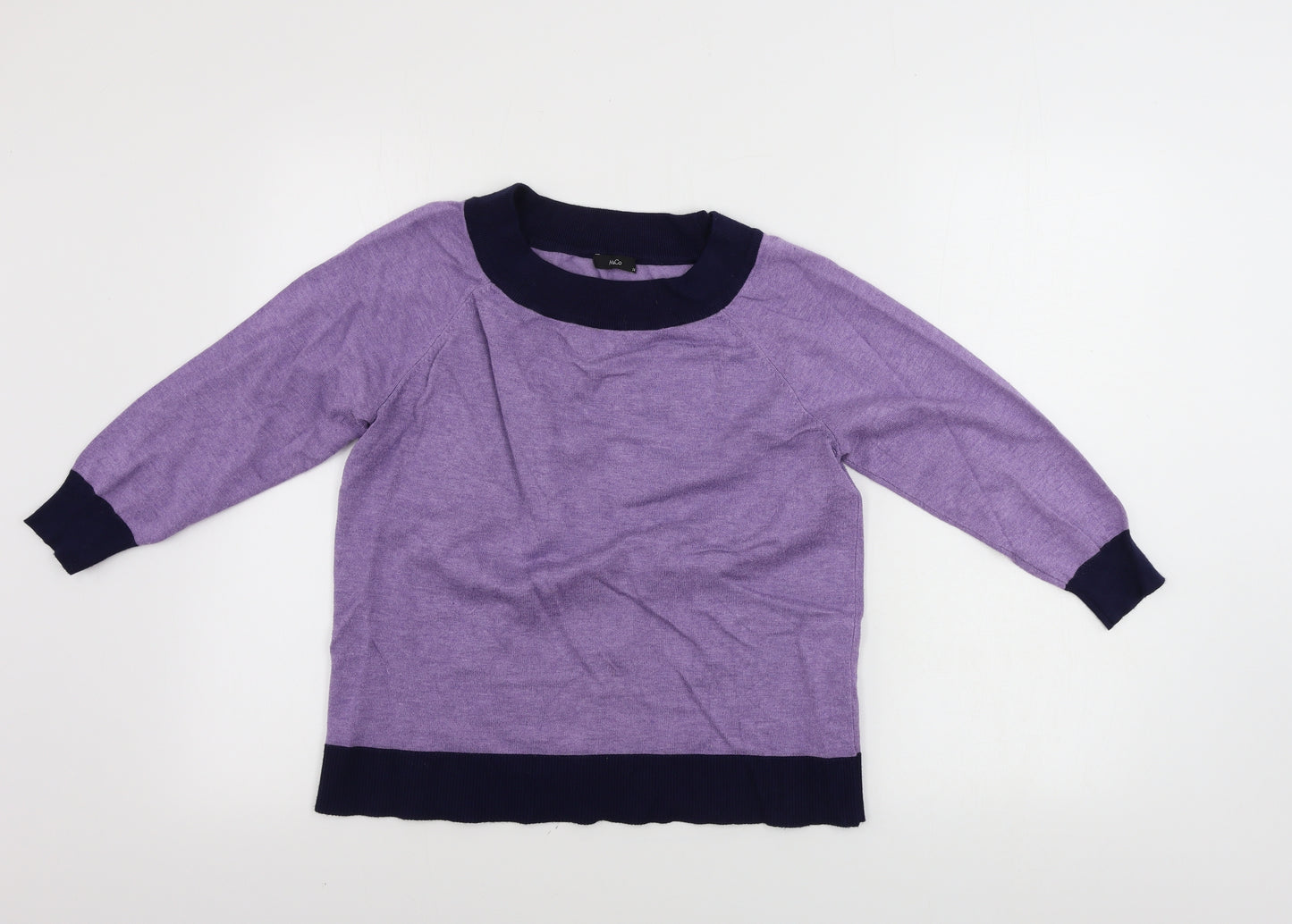M&Co Womens Purple   Pullover Jumper Size 14