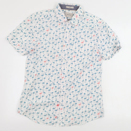 Fat Face  Mens White    Button-Up Size S
