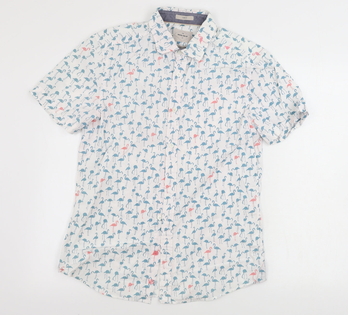 Fat Face  Mens White    Button-Up Size S