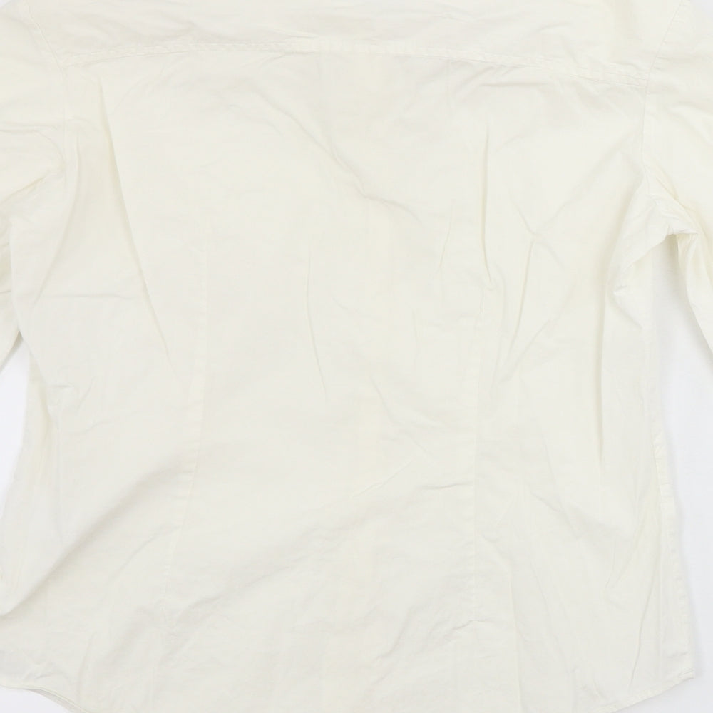 Burberry  Womens Ivory   Basic Button-Up Size XS