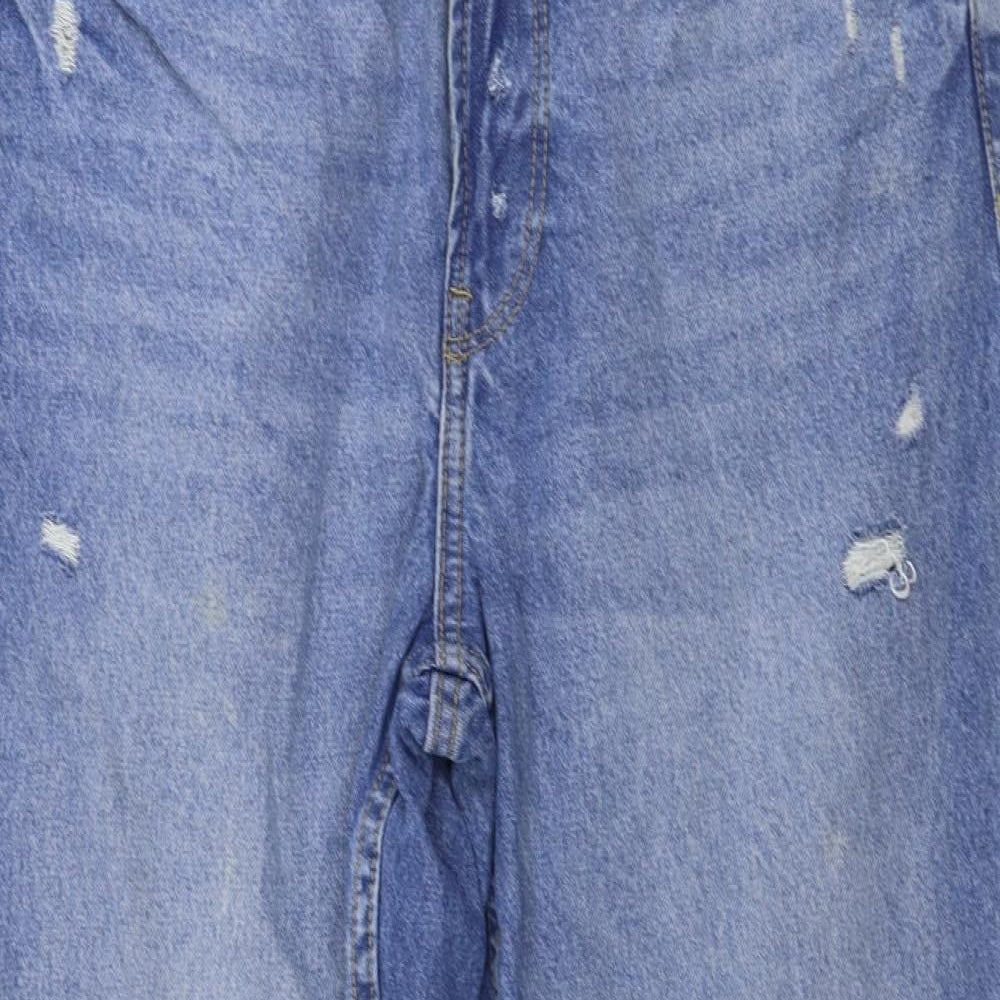Bershka  Womens Blue   Straight Jeans Size 32 in L24 in
