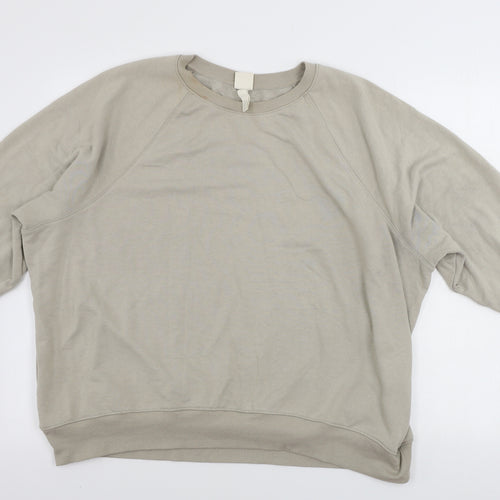 H&M  Mens Beige   Pullover Jumper Size XL