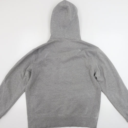 Russell Mens Grey   Pullover Hoodie Size L