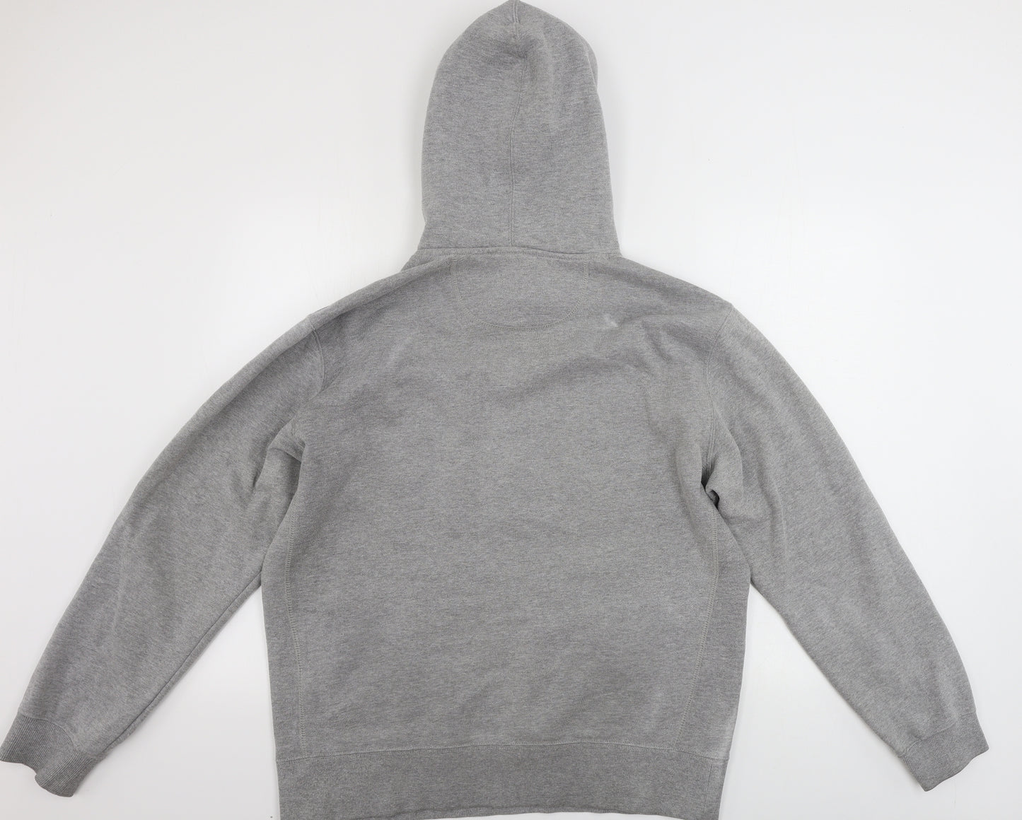 Russell Mens Grey   Pullover Hoodie Size L