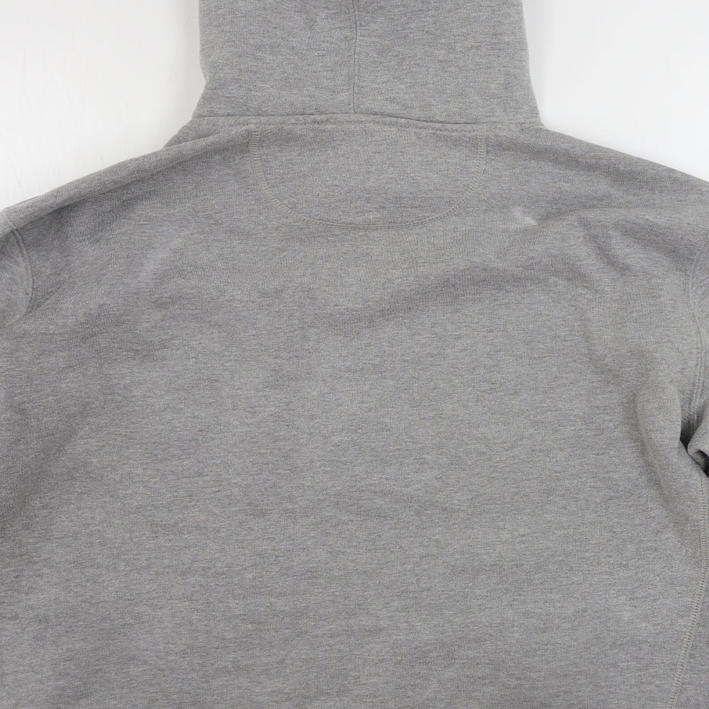 Russell Mens Grey   Pullover Hoodie Size L