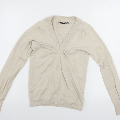 River Island  Womens Beige   Pullover Jumper Size 10