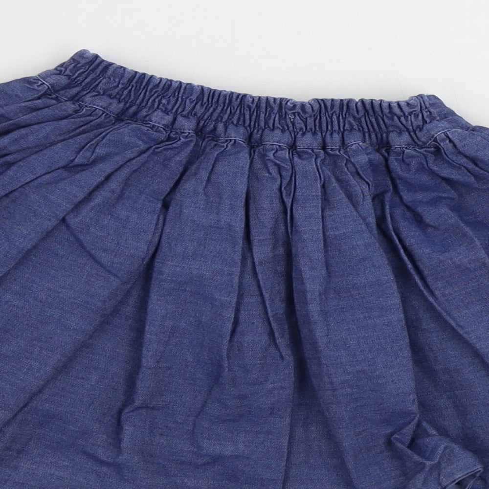 Marks and Spencer  Girls Blue   A-Line Skirt Size 3-4 Years