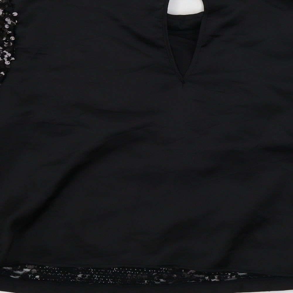 H&M  Womens Black   Pullover Jumper Size 14