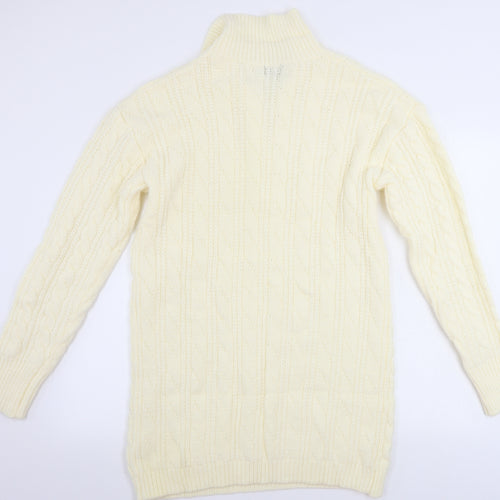 PRETTYLITTLETHING Womens Ivory   Pullover Jumper Size S