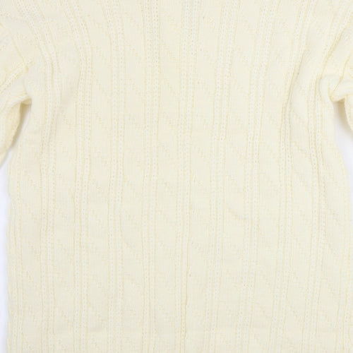 PRETTYLITTLETHING Womens Ivory   Pullover Jumper Size S