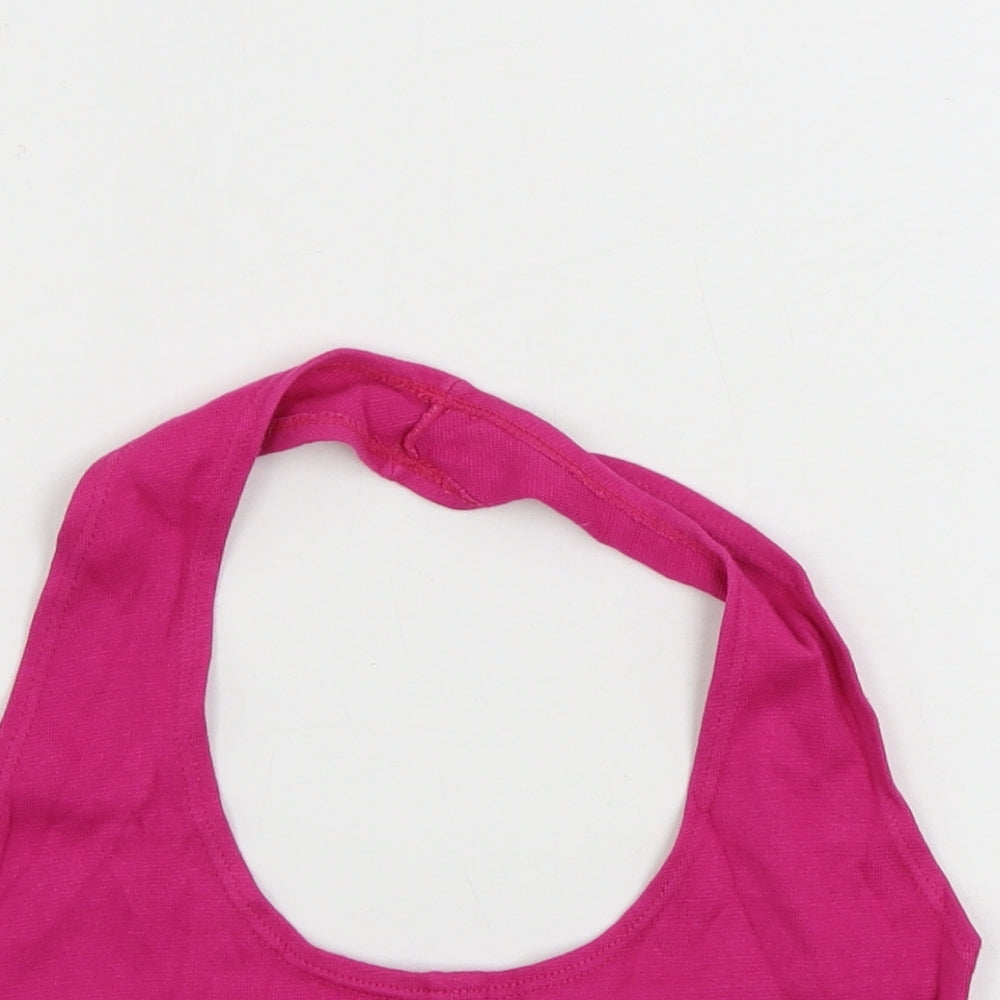Blue Star  Womens Pink   Basic T-Shirt Size 12