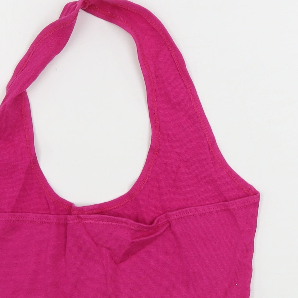 Blue Star  Womens Pink   Basic T-Shirt Size 12