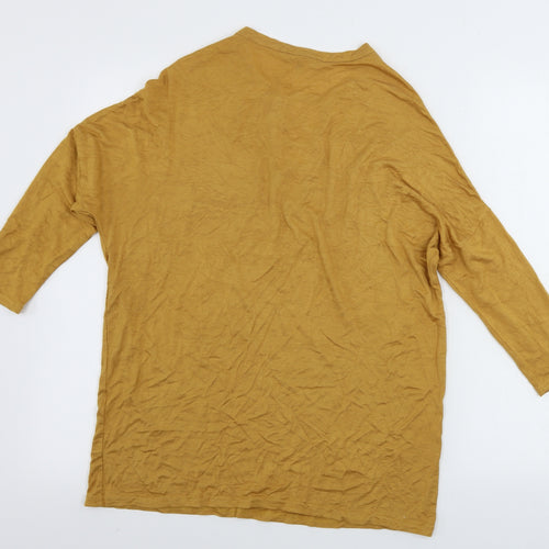 New Look  Womens Yellow   Basic Blouse Size 12