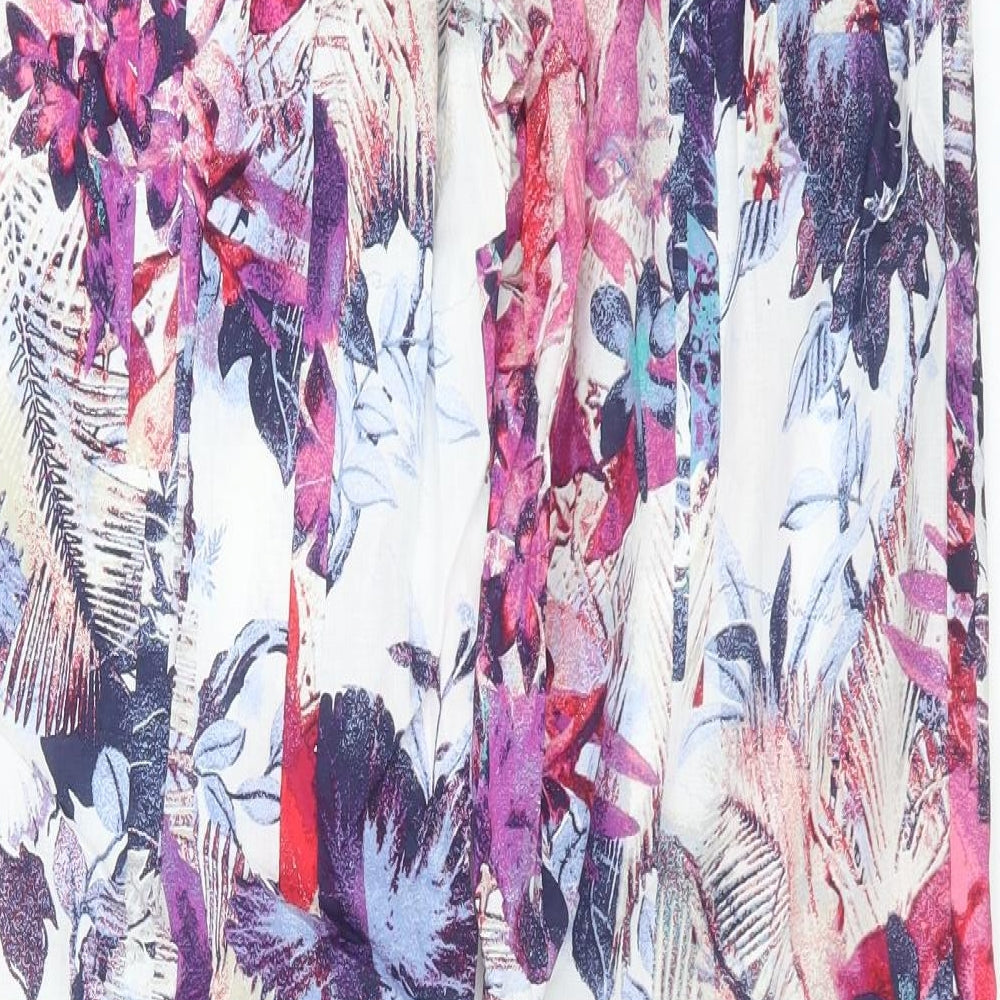 Preworn Womens Multicoloured Floral   Pyjama Pants Size L