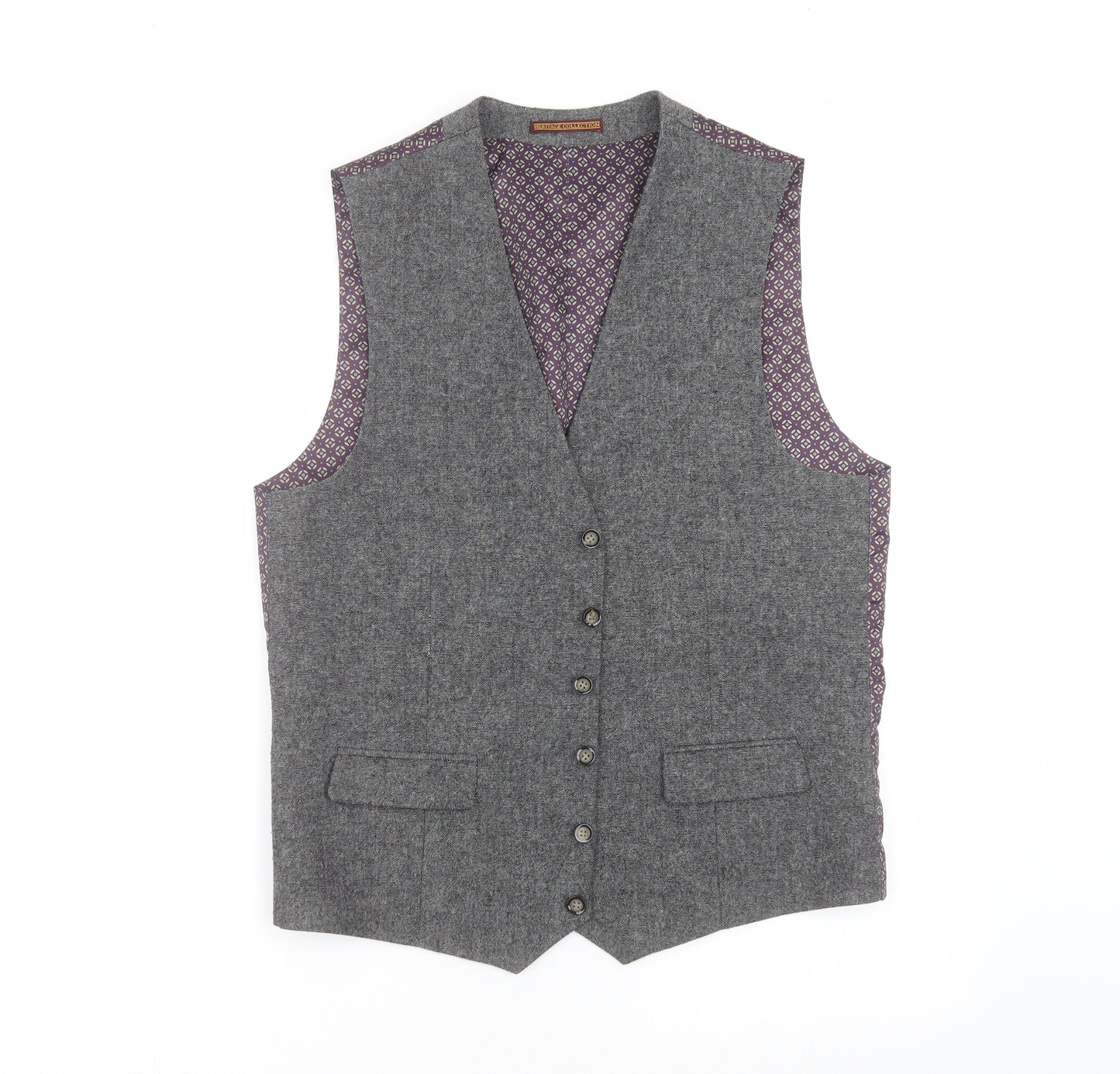 Skopes Mens Grey   Jacket Suit Waistcoat Size 38
